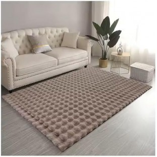 بديل سجاد فرو بابلز فاخره ناعمه وهظهر من حبيبات الدوتس المانع للانزلاق (كافيه, 160×230سم تقريبا)