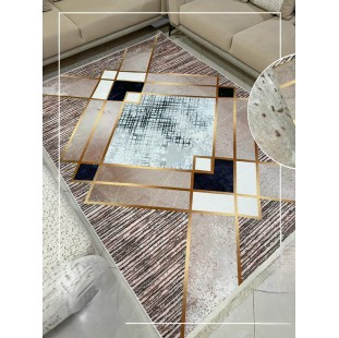 بديل سجاد وجه ناعم وضهرحبيبات مضاد للانزلاق بألوان جذابة حديثه (, مقاس كبير200×300سم تقريبا)-copy